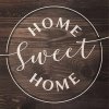 Haft Diamentowy Home Sweet Home 30x30 cm